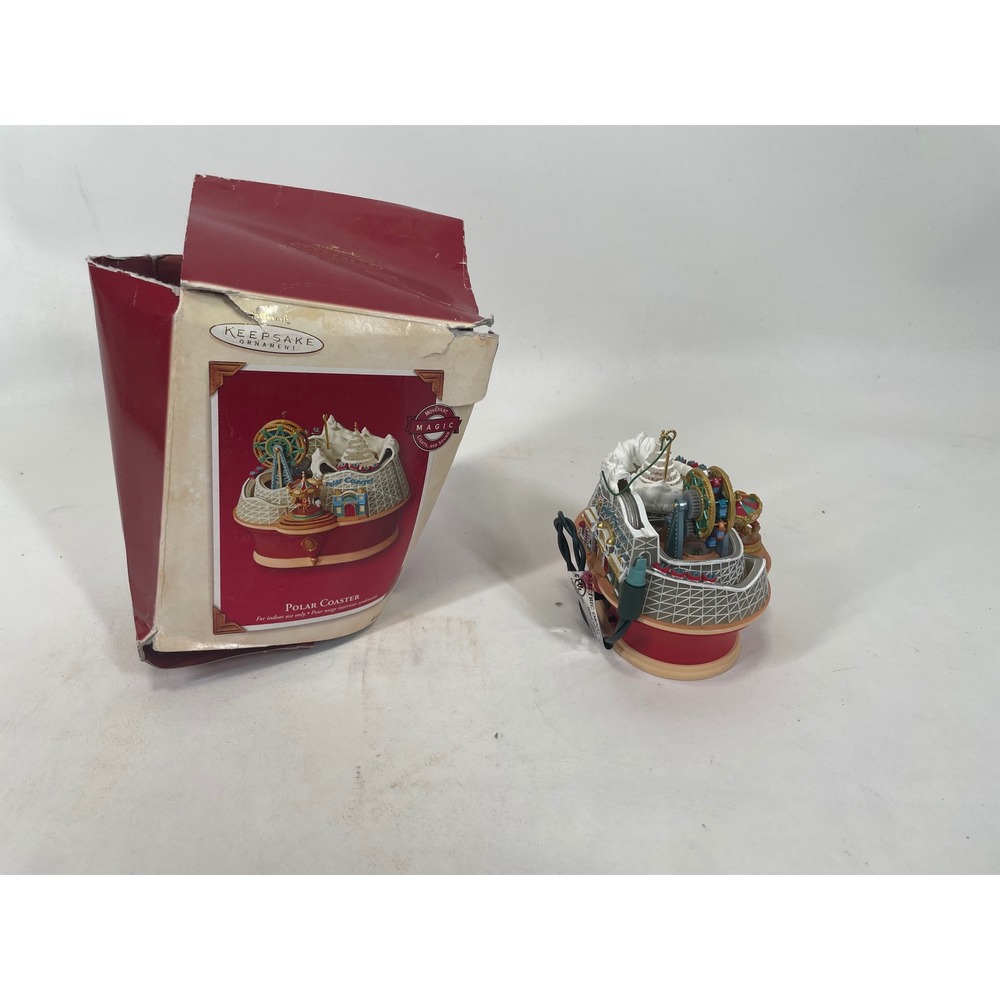 Hallmark Keepsake Polar Coaster 2003 Magic‎ Ornament Light Sound Motion Boxed